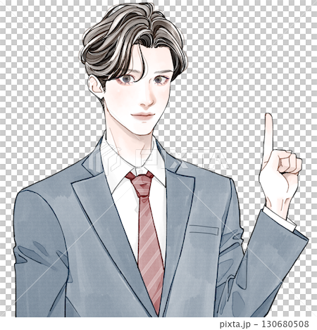 Office worker _ pointing 130680508