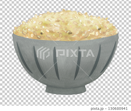 糙米插圖 130680941