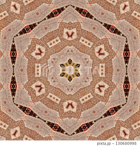 Mixed embroidery and batik art work for screen printing carpet, rug, fabric, tiles and flooring. Pattern design for the home decor, wrapping paper, curtains, wall covering etc 130680998