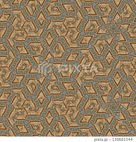Geometric floral texture design for the website, theme. suitable for software background and user interface. medieval kaleidoscope pattern idea for print on fabric and floor carpet 130681544