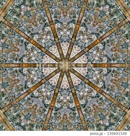 Geometric floral texture design for the website, theme. suitable for software background and user interface. medieval kaleidoscope pattern idea for print on fabric and floor carpet Geometric floral texture design for the website, theme. suitable for software background and user interface. medieval kaleidoscope pattern idea for print on fabric and floor carpet 130681589