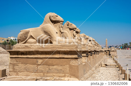 Ancient ruins of Karnak Temple in Luxor, Egypt 130682006