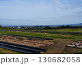 広大なサツマイモ畑と田舎の風景 130682058