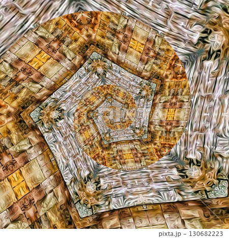 Tribal concept design for textile, flyer, brochure, magazine cover printing. Indigenous fashion pattern background for interior decoration and traditional costume or handicraft making Tribal concept design for textile, flyer, brochure, magazine cover printing. Indigenous fashion pattern background for interior decoration and traditional costume or handicraft making 130682223