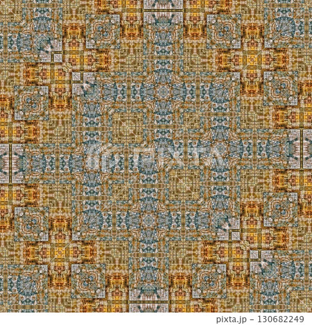 Tribal concept design for textile, flyer, brochure, magazine cover printing. Indigenous fashion pattern background for interior decoration and traditional costume or handicraft making Tribal concept design for textile, flyer, brochure, magazine cover printing. Indigenous fashion pattern background for interior decoration and traditional costume or handicraft making 130682249