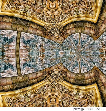 Tribal concept design for textile, flyer, brochure, magazine cover printing. Indigenous fashion pattern background for interior decoration and traditional costume or handicraft making Tribal concept design for textile, flyer, brochure, magazine cover printing. Indigenous fashion pattern background for interior decoration and traditional costume or handicraft making 130682265