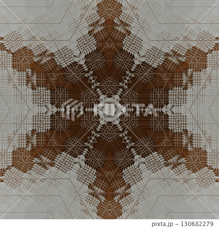 Tribal concept design for textile, flyer, brochure, magazine cover printing. Indigenous fashion pattern background for interior decoration and traditional costume or handicraft making 130682279