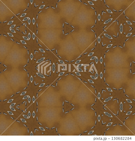 Tribal concept design for textile, flyer, brochure, magazine cover printing. Indigenous fashion pattern background for interior decoration and traditional costume or handicraft making 130682284