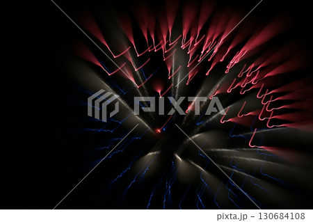 鳥取　四季の散歩　夏　花火  アート 130684108