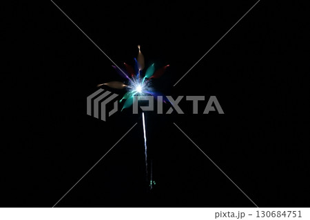 鳥取　四季の散歩　夏　花火  アート 130684751