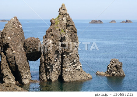 兵庫県　四季の散歩　夏　はさかり岩 130685212