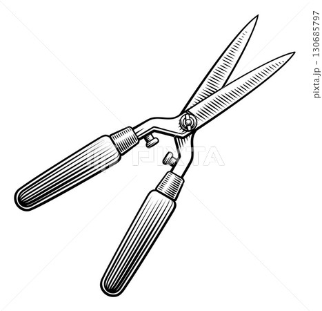 Woodcut Gardening Hedge Trimmer Shears Hand Tool 130685797