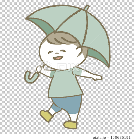 Child with a parasol Child with a parasol 130686191