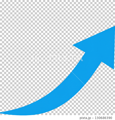 3D bar graph with up arrow showing business growth and success in financial market isolated on white background. 3D bar graph with up arrow showing business growth and success in financial market isolated on white background. 130686390