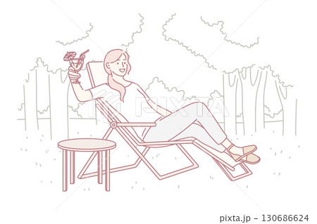 Relaxation and leisure activity concept. Relaxation and leisure activity concept. 130686624