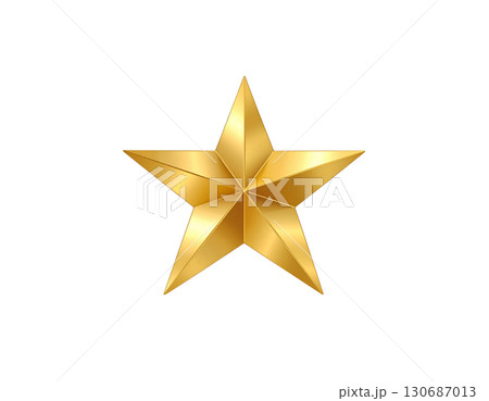 Set of festive illustrations with colorful separated stars of Christmas isolated on white background. 130687013