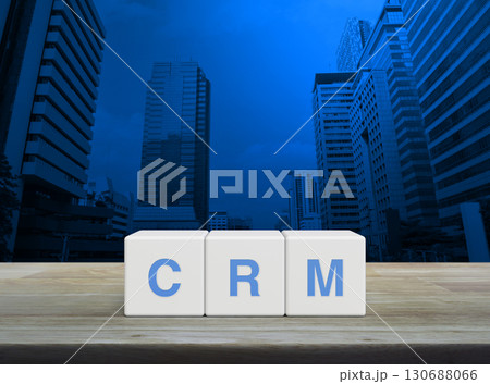 Customer Relationship Management concept 130688066
