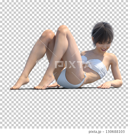 水着を着た女性 130688103