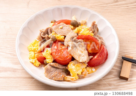 豚とトマトのマヨネーズ炒め 130688498