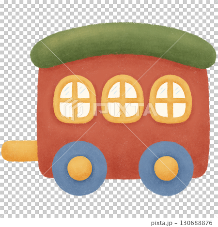 Wooden toy train Wooden toy train 130688876