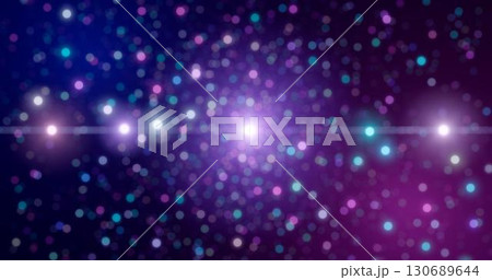 3d rendering. Fantastic background of bright glowing particles in deep space. Particle waves on black background 3d rendering. Fantastic background of bright glowing particles in deep space. Particle waves on black background 130689644