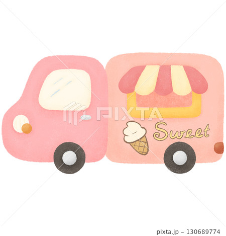 Ice cream truck Ice cream truck 130689774