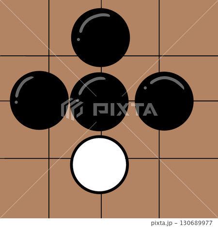 囲碁　ゲーム　シンプル 130689977