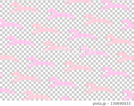 Hand-drawn cute Pegasus background illustration 2026 New Year's material Pastel colors Hand-drawn cute Pegasus background illustration 2026 New Year's material Pastel colors 130690833