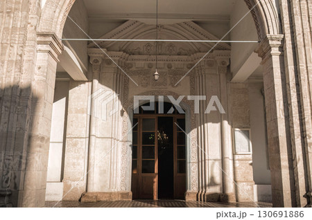 Entrance of Church of the Holy Cross in Pano Lefkara. Larnaca District, Cyprus Entrance of Church of the Holy Cross in Pano Lefkara. Larnaca District, Cyprus 130691886