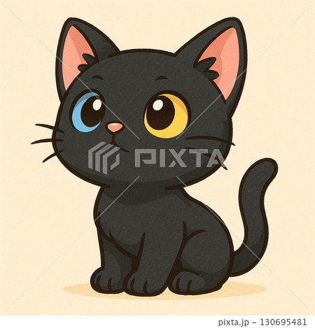 お座り猫 130695481