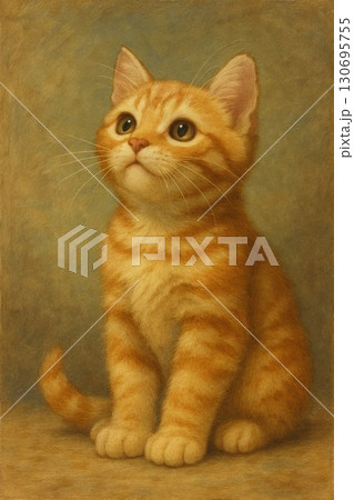 お座り猫 お座り猫 130695755