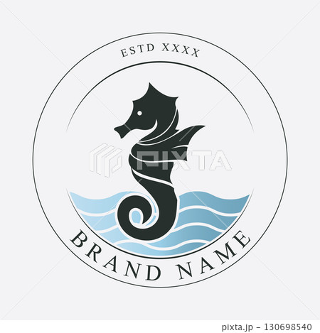 Sea Horse Logo Design Sea Horse Logo Design 130698540