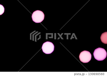 ピンクカラー系玉ボケイメージ (写真素材) ピンクカラー系玉ボケイメージ (写真素材) 130698560