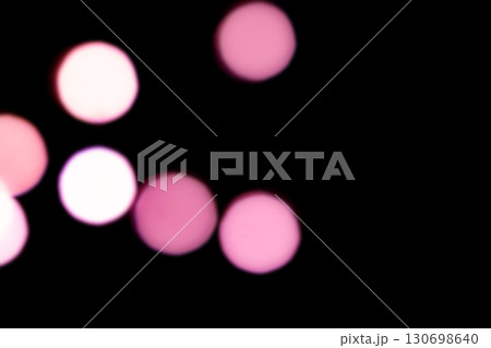 ピンクカラー系玉ボケイメージ (写真素材) ピンクカラー系玉ボケイメージ (写真素材) 130698640