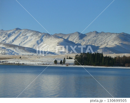 Beautiful scenery in New Zealand Lake Tekapo Beautiful scenery in New Zealand Lake Tekapo 130699505