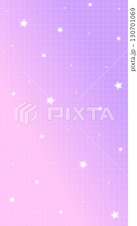 グラデーションと星のドリーミーな背景 130701069