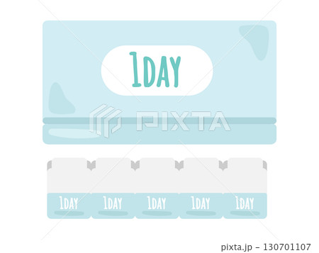 使い捨てコンタクトレンズ　箱（1日） 130701107