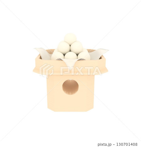 中秋の名月・お月見のための和菓子団子 130701408