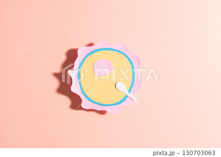 Sperm swim to ovum cell. The union of sperm and an egg cell. Fertilization process. Reproductive medicine health care pregnancy. 130703063