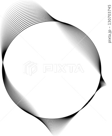 Circle frame liquid blend line halftone for logo, symbol, badges, icon Circle frame liquid blend line halftone for logo, symbol, badges, icon 130703745