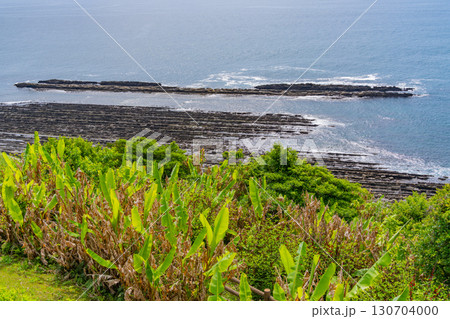 【宮崎県】宮崎市・道の駅フェニックス　鬼の洗濯岩（波状岩） 130704000