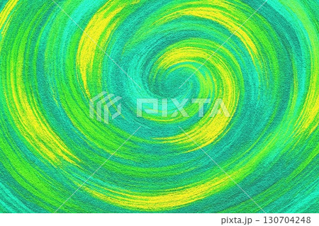 カラフル絵の具テクスチャ背景　レインボー筆跡・グラデーション・抽象アート素材 130704248