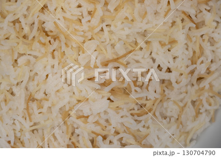 Delicious Lebanese rice recipe featuring angel hair and buttery vermicelli 130704790