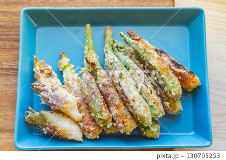 オクラの唐揚げ オクラの唐揚げ 130705253
