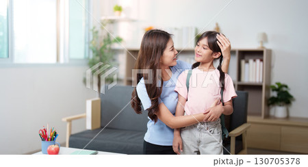 Mother and Daughter Bonding Moment at Home 130705378