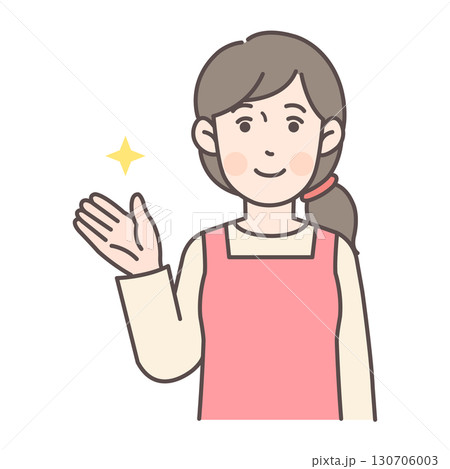 案内する主婦 130706003