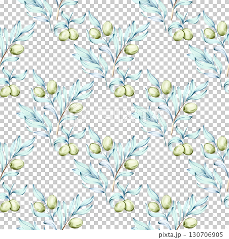 Explore olives and olive oil in a seamless pattern background showcasing watercolor illustrations inspired by Italian cuisine and natures beauty perfect as wallpaper for a kitchen or dining area Explore olives and olive oil in a seamless pattern background showcasing watercolor illustrations inspired by Italian cuisine and natures beauty perfect as wallpaper for a kitchen or dining area 130706905