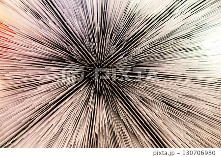 Abstract technology design wallpaper with rays lines and star. Futuristic fascinating effect. 130706980