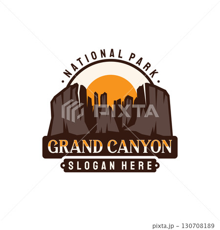 Grand canyon national park vintage design logo emblem 130708189