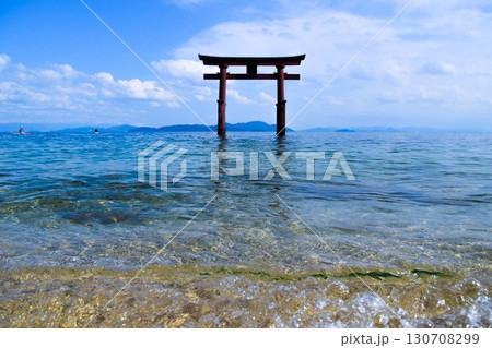 琵琶湖と白髭神社 琵琶湖と白髭神社 130708299